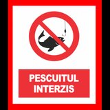 Placuta pescuitul interzis